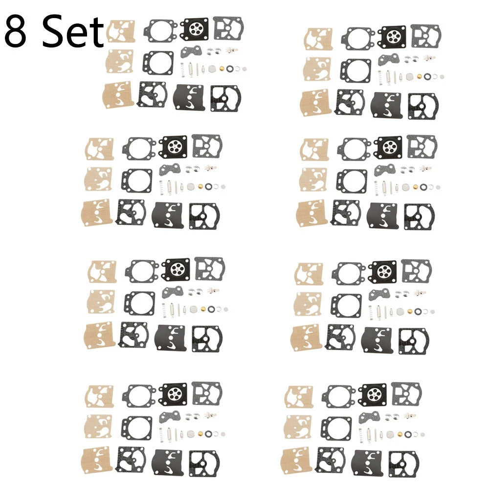 Set of 8 Carburetor Gasket Repair Kit for Stihl 021 023 (Walbro K20-WAT WA WT)