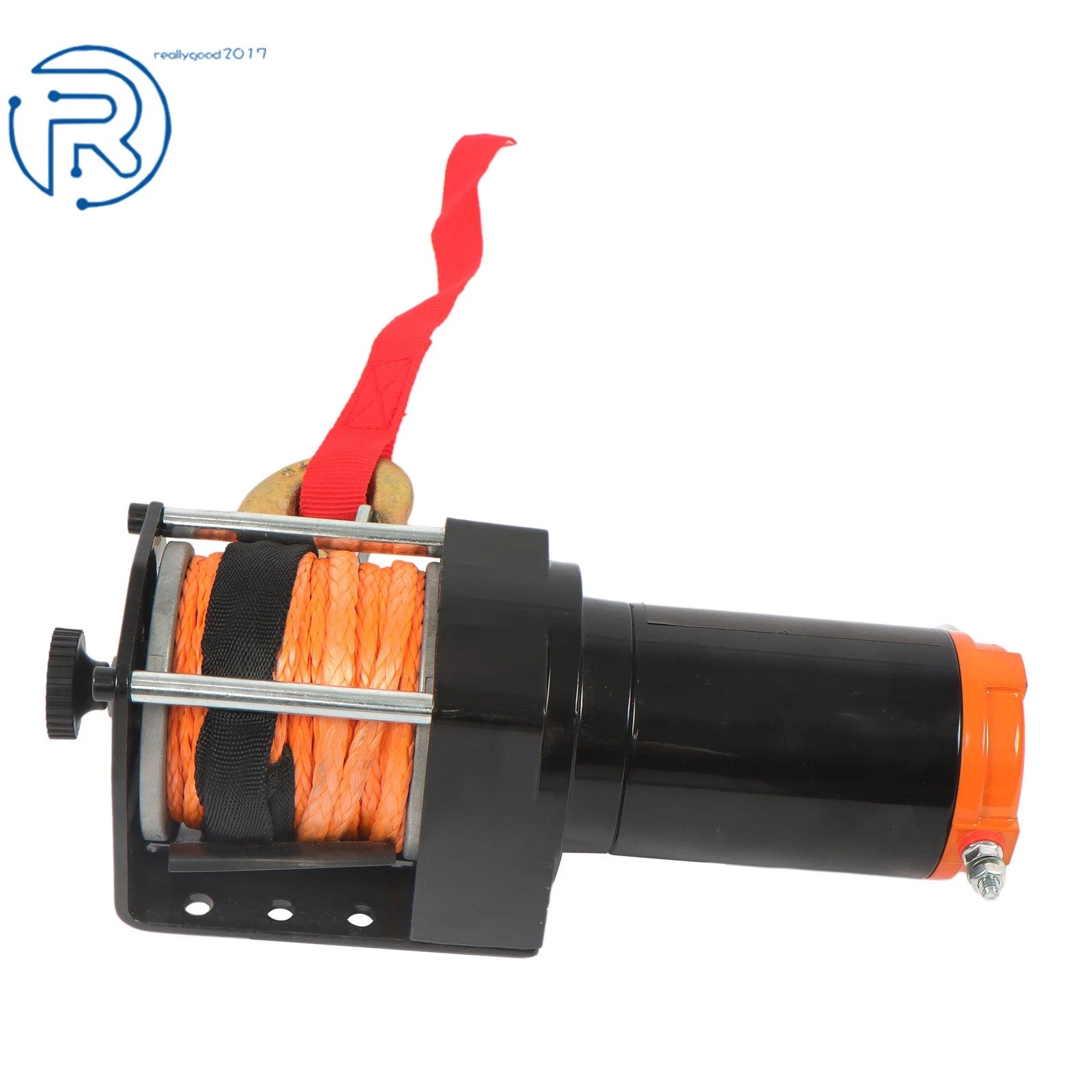 12V Electric Winch with 50ft Synthetic Rope for Off-Road Vehicles
