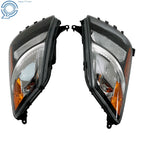 Set of 2 Black Halogen Headlights for Toyota Prius (2006-2009)