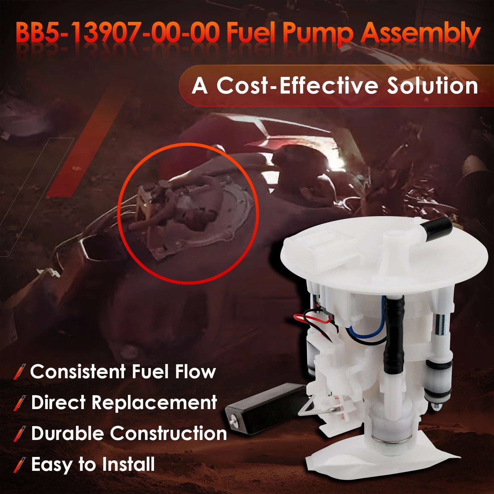 Fuel Pump Assembly for Yamaha Kodiak 450 (2018-2023)