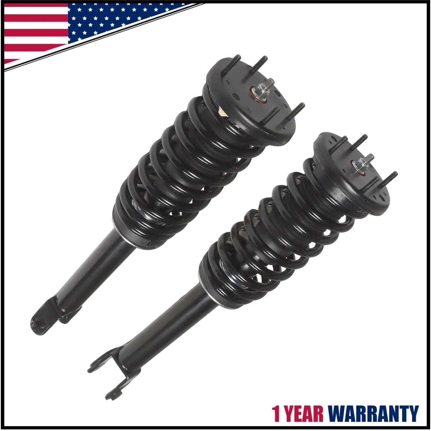 C2D16483 Pair Front Struts for Jaguar XJ XJR (2010–2019) RWD