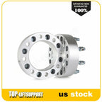 2X 2 Inch Wheel Spacers for Ram 2500 3500 Hummer H2 Chevy C2500