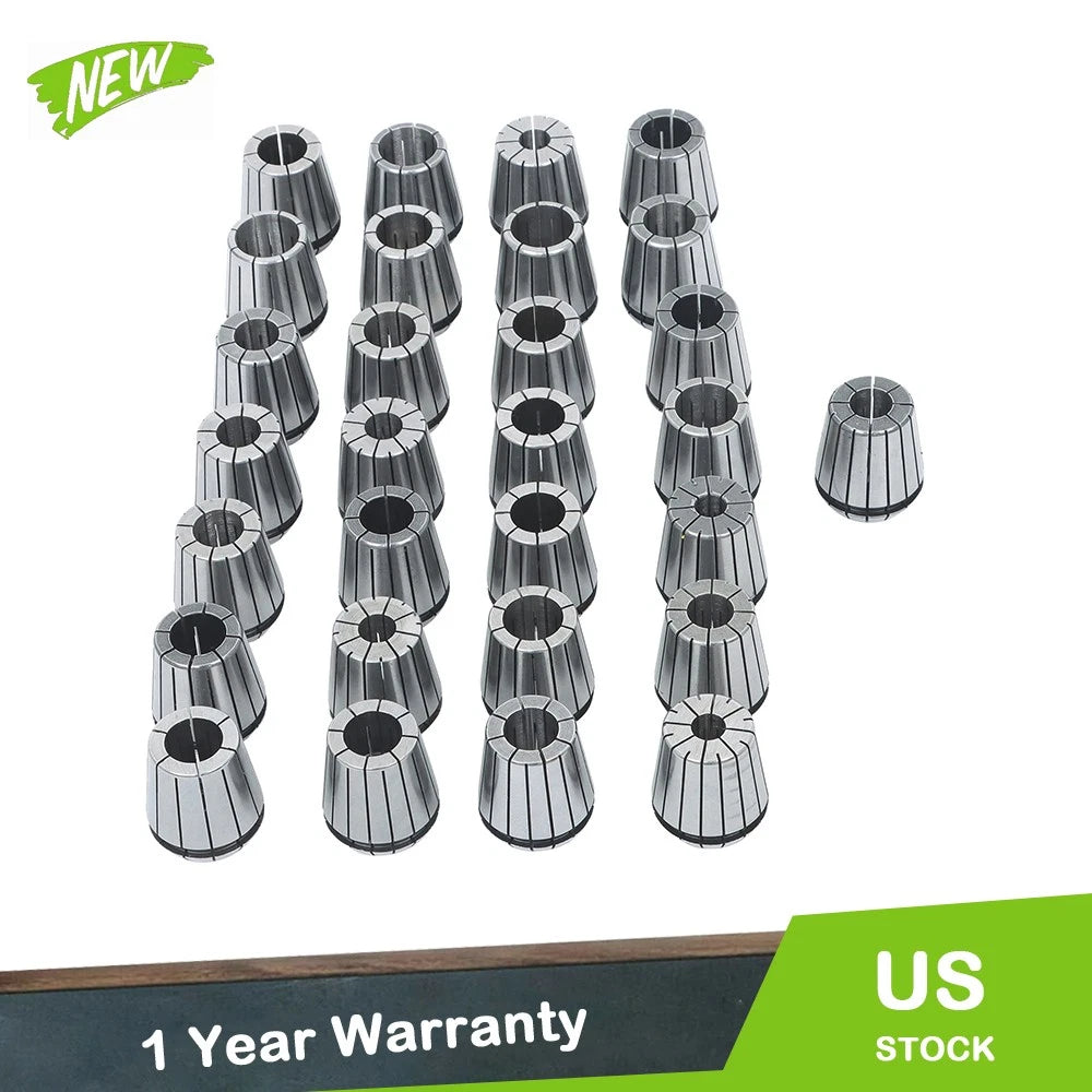 29Pc ER40 Precision Spring Collet Set for CNC Milling Lathe