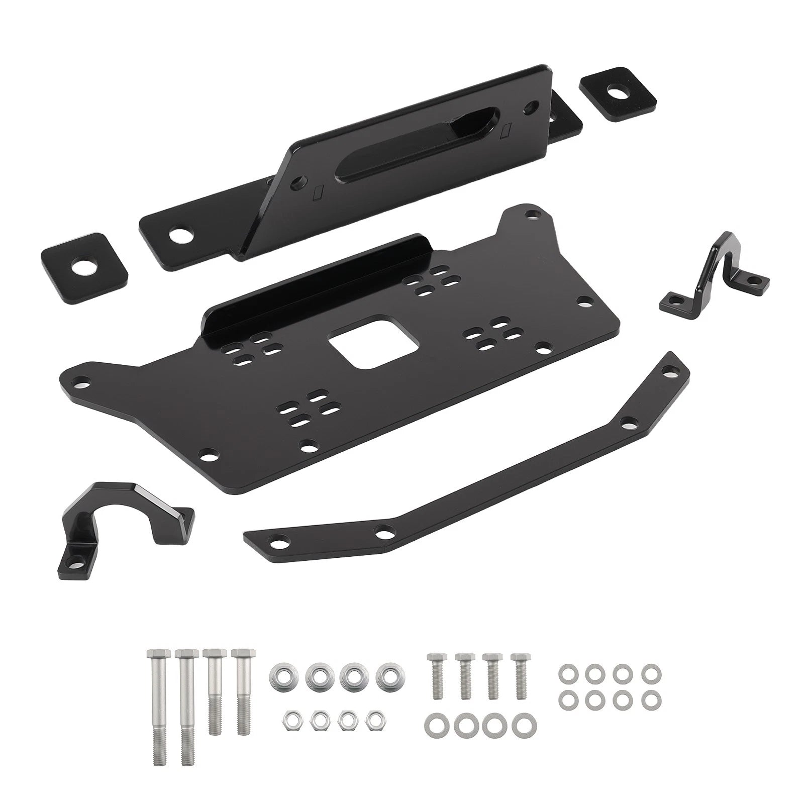 Powder Coated Steel Winch Mount for Honda Talon 1000 (2019–2023)