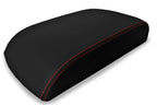 Leather Console Lid Armrest Cover for Ford Explorer Limited (2011–2019) Red Stitch