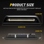 F1 Style Hyper Flash LED Smoke 3rd Brake Light for Toyota Tacoma (2016-2023)