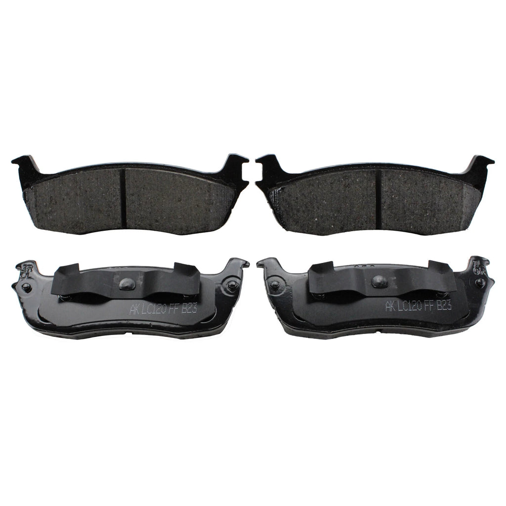 Set of 4 Akebono ProACT Rear Ceramic Disc Brake Pads for Expedition Navigator Town Car (1997–2002)