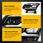 LED Headlight Assembly Pair for Dodge Durango (2021–2024)