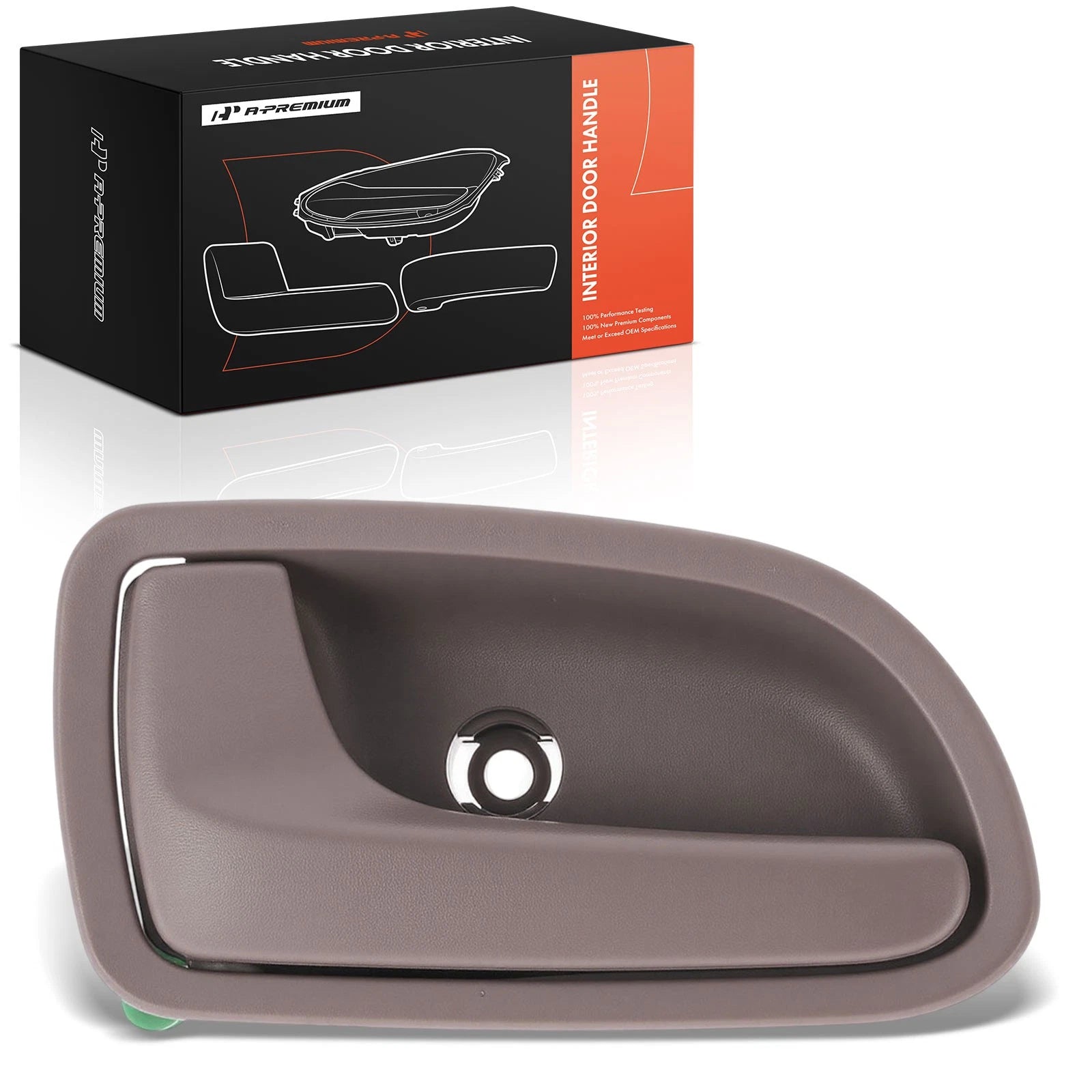 Front Left Plastic Interior Door Handle for Kia Rio (2002–2003)
