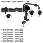 Radiator Coolant Water Hose 17127580955 for BMW 740i (2010–2012)