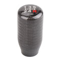 Carbon Fiber Manual Gear Shift Knob Shifter Lever 5 Speed Universal