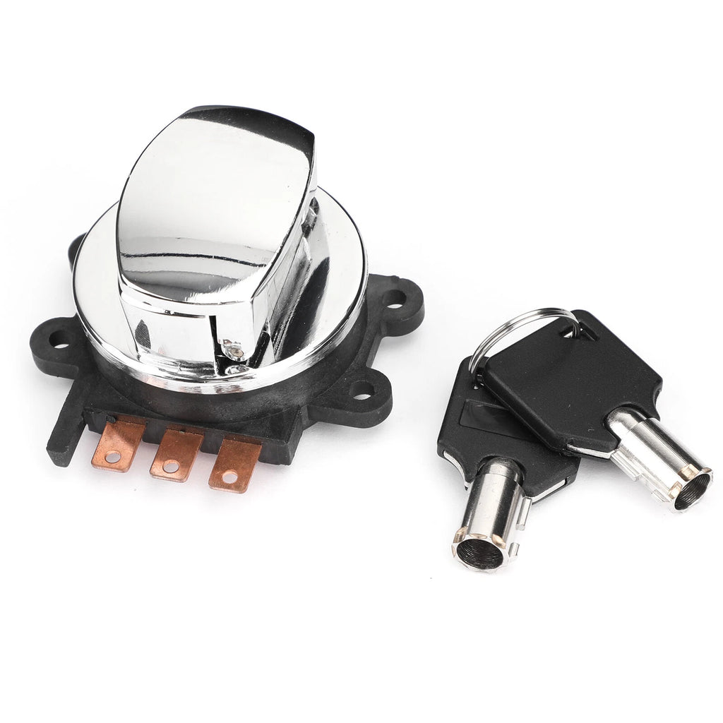Chrome Ignition Switch w/Keys for Softail FXDWG Road King (1996–1999) 71313-96A
