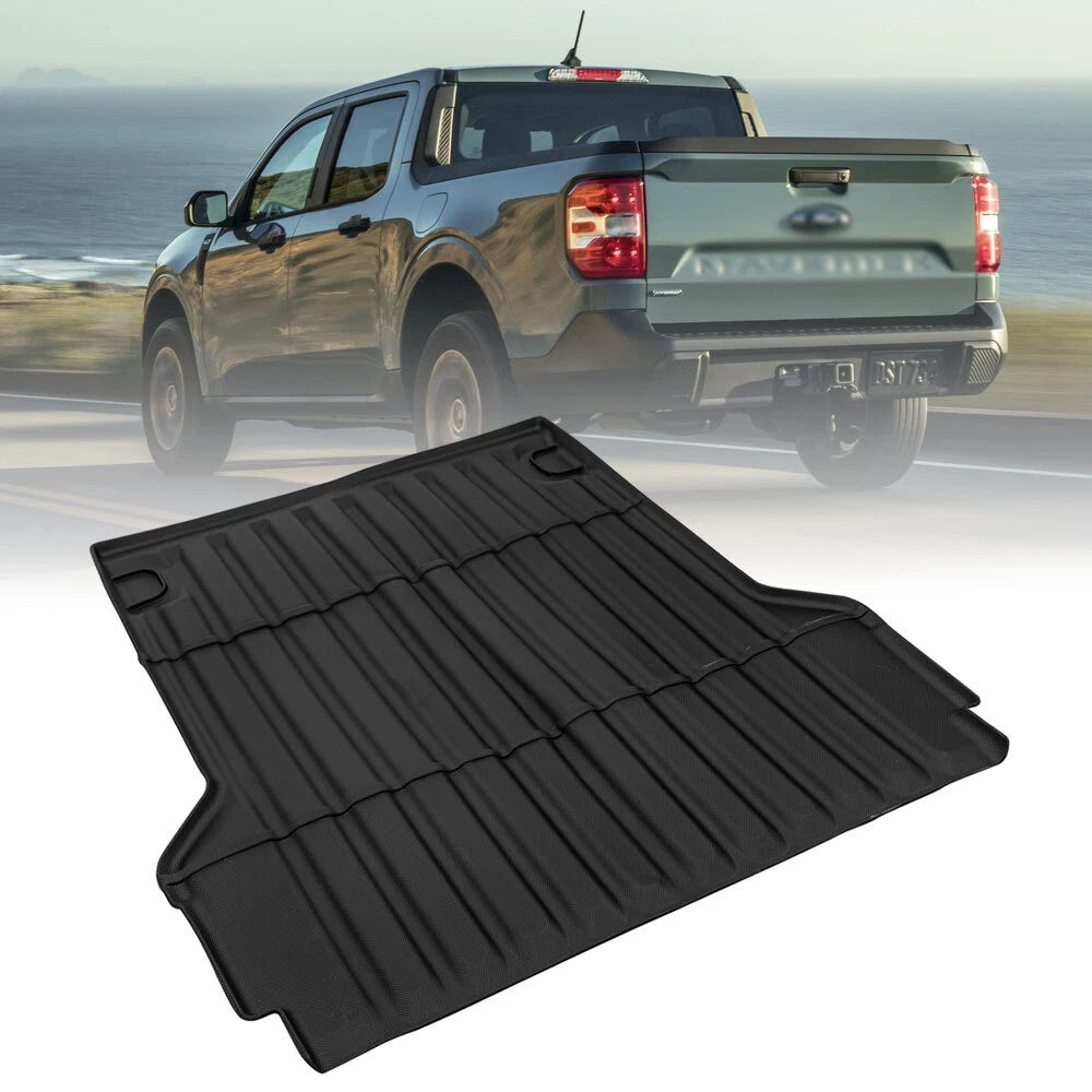 Truck Bed Mat for Ford Maverick XLT (2022–2025) All Weather Black