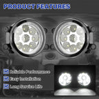 2X LED Fog Light Lamp for Infiniti FX35 FX37 FX45 FX50 G25 M35h QX70 QX80 QX56