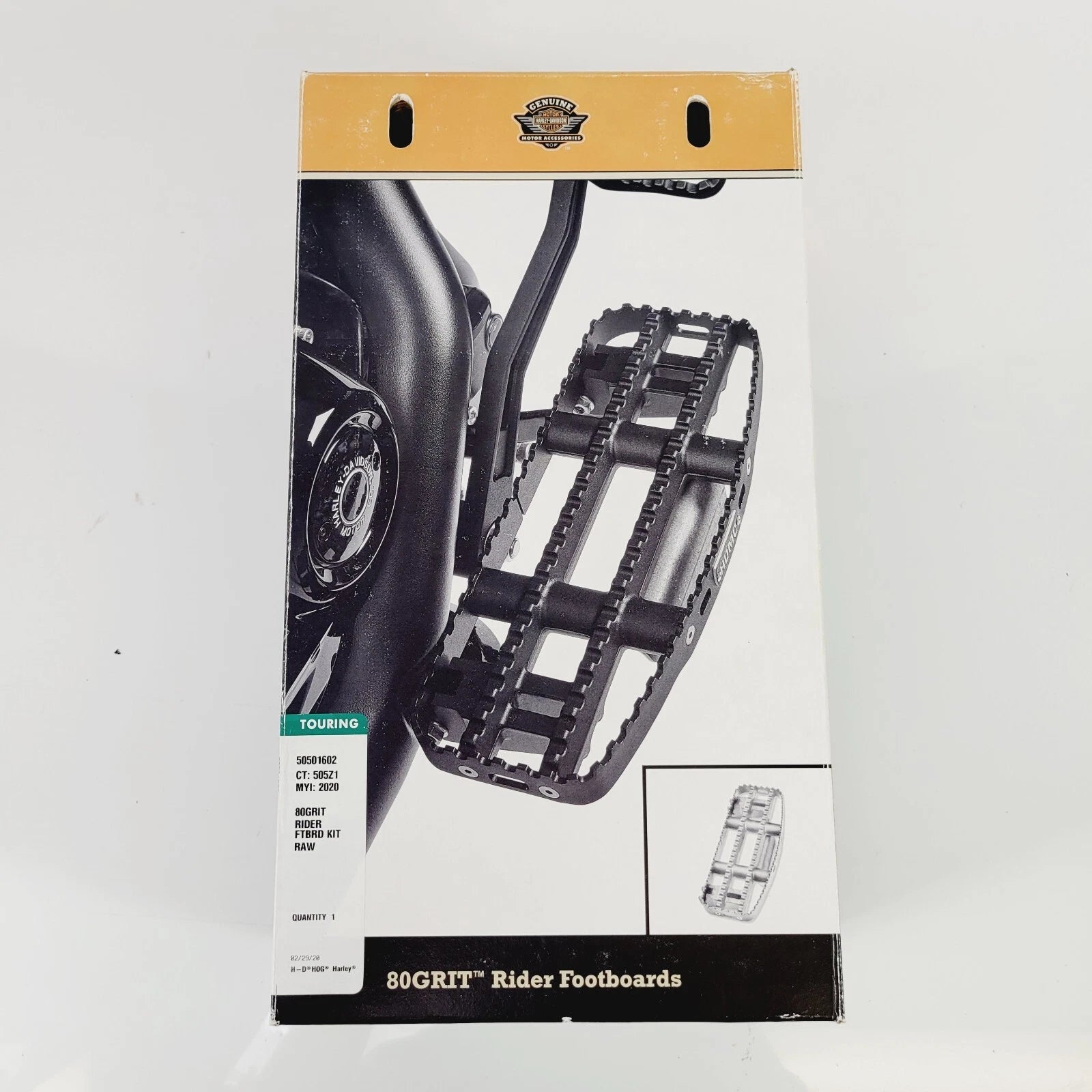Footboard Kit for Harley-Davidson Touring (2014–2024) 80Grit Raw 50501602
