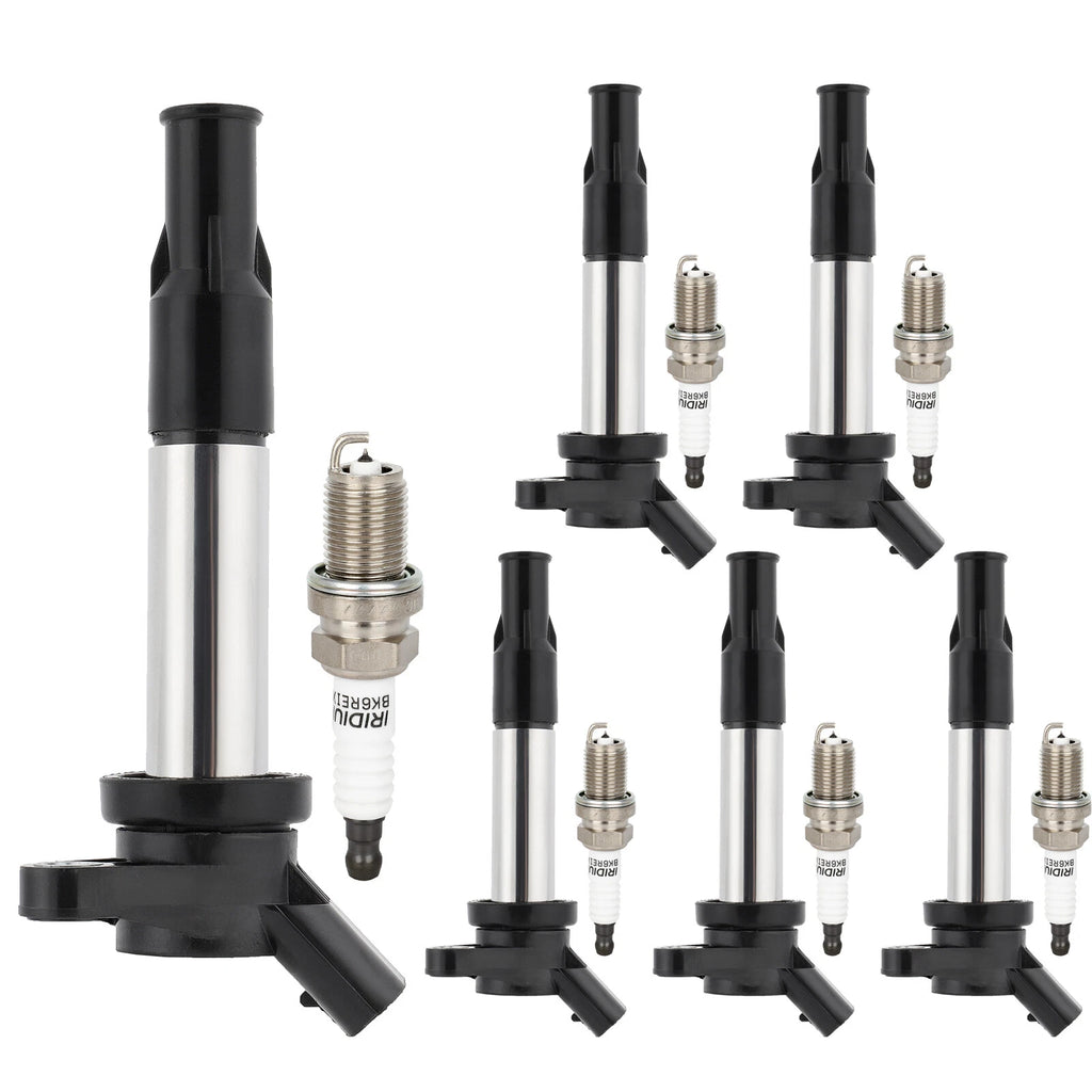 Set of 6 Ignition Coils & Spark Plugs for Suzuki Verona (2006)