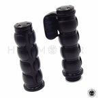 Black Hand Grips 7/8" Throttle Boss for Yamaha FZR YZF 600 600R R1 R6 (1990–2005)