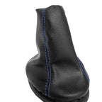 Manual Shift Boot Cover for Dodge Neon (2000–2005) Blue Stitch PVC Leather