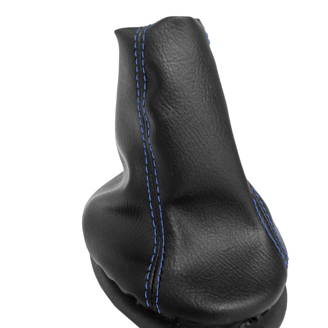 Manual Shift Boot Cover for Dodge Neon (2000–2005) Blue Stitch PVC Leather