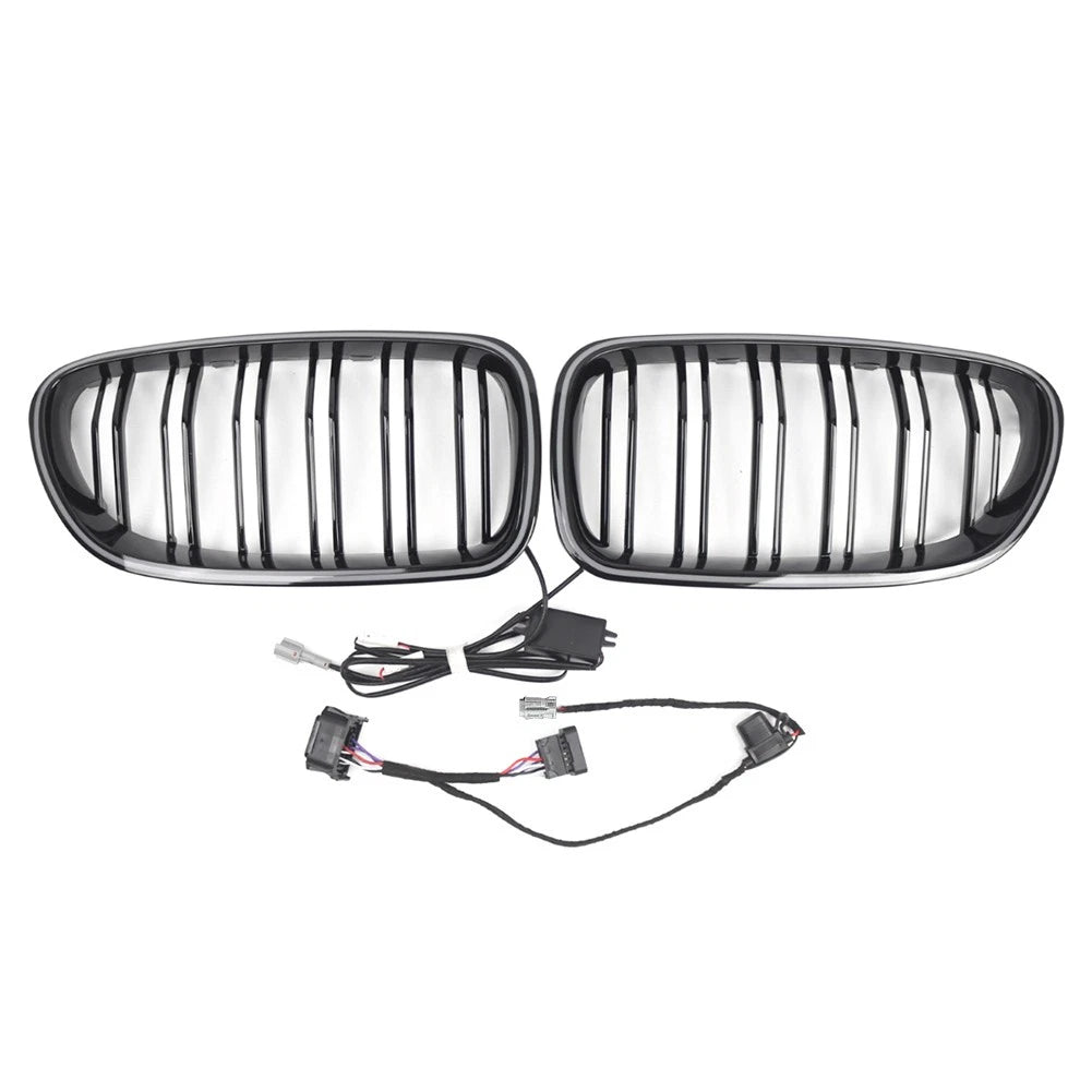 Front Kidney Grille with Light Strip for BMW 5 Series F10 F11 (2010–2016)