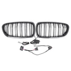 Front Kidney Grille with Light Strip for BMW 5 Series F10 F11 (2010–2016)