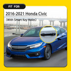 Set of 4 Door Handle Covers for Honda Civic 10th Sedan Hatchback (2016–2021)