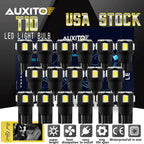 20X T10 LED Side Wedge Light Bulb for Universal Fit (194, 168, 2825)