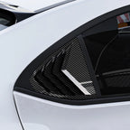 Carbon Style Quarter Window Louvers Vent Cover Trim for Subaru WRX STI (2022–2023)