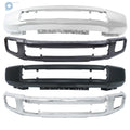 Chrome/Black Front Bumper for F250 F350 (2020–2022)