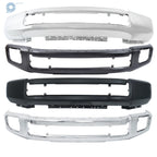 Chrome/Black Front Bumper for F250 F350 (2020–2022)