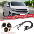 Set of 5 Spark Plug Wire Ignition Coil Cables No. 200998031D for VW Transporter (1985–1991)
