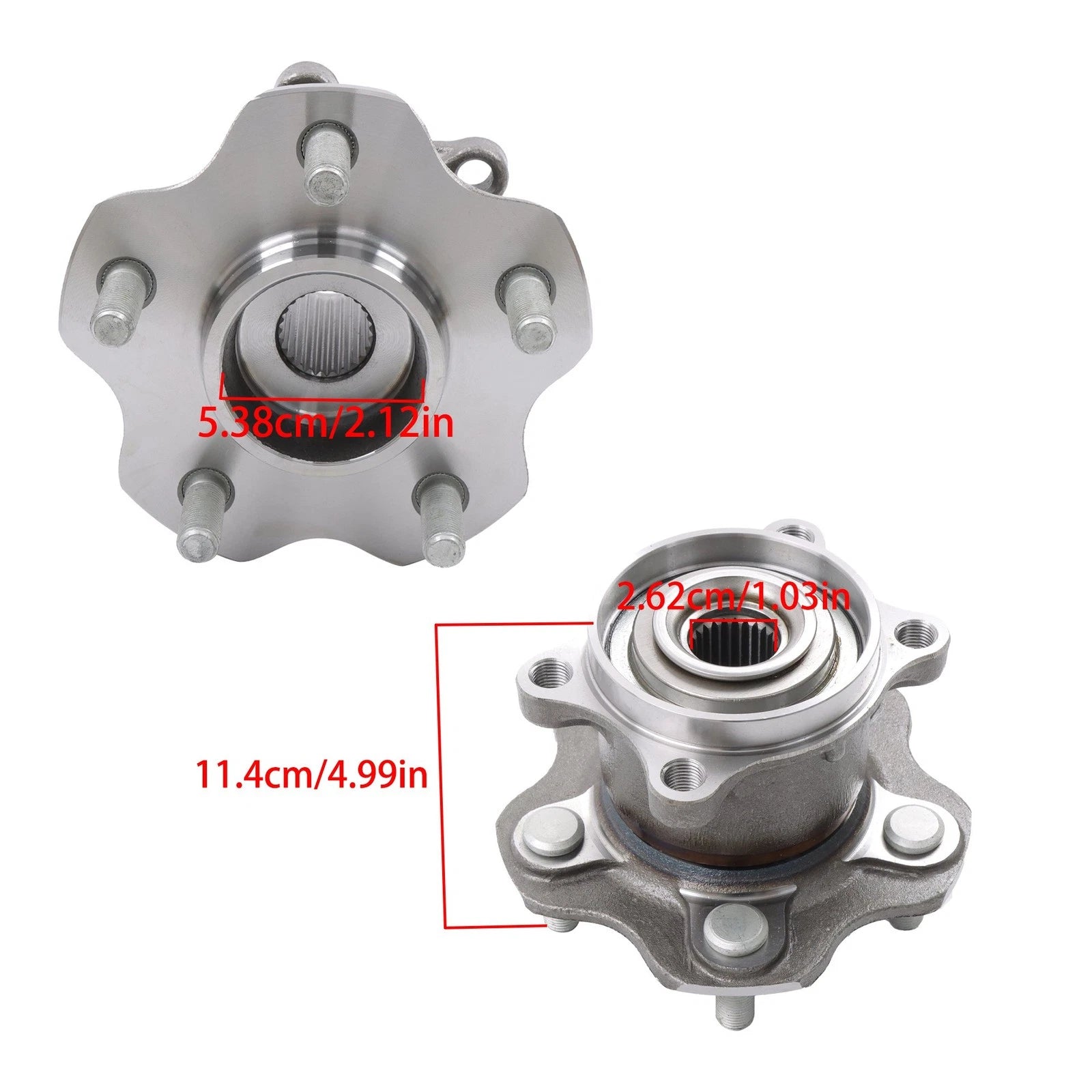 Rear Wheel Hubs for Nissan Rogue (2008–2020) & Juke (2011–2017) AWD