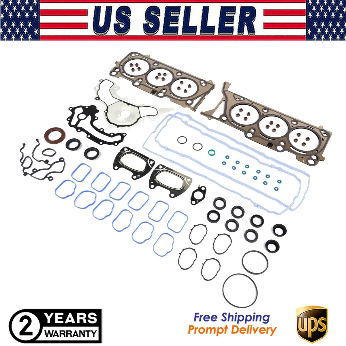 Cylinder Head Gasket Set HS55401 for Chrysler Dodge Jeep Ram (3.6L L6, 5.7L L8)