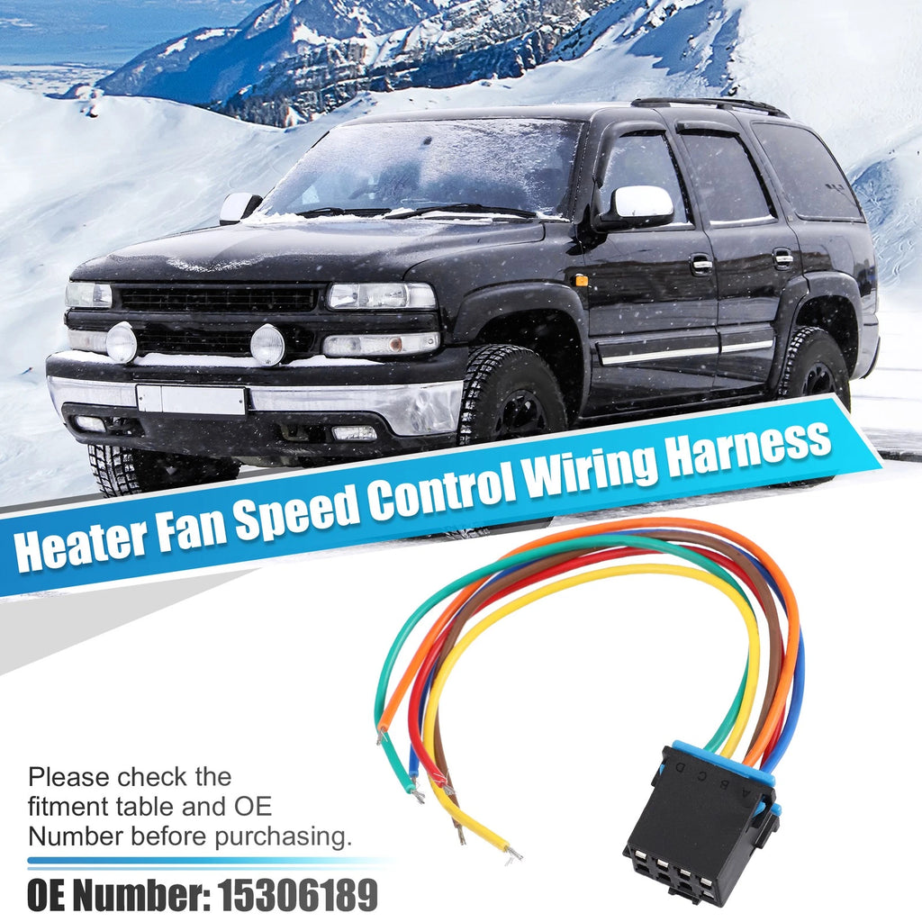 AC Heater Climate Fan Control Wiring 15306189 PT1346 969907 for Chevy Tahoe (2000–2006)