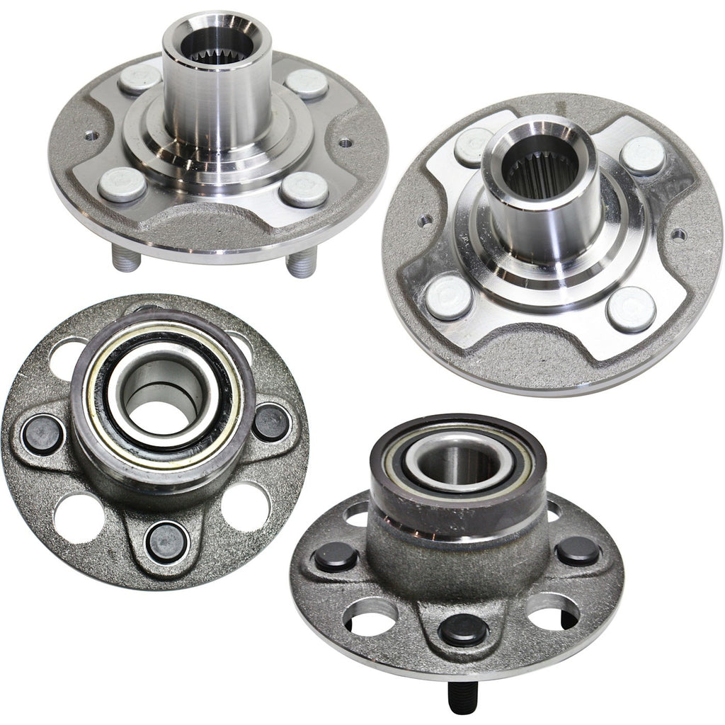 Set of 4 Wheel Hubs for Fit