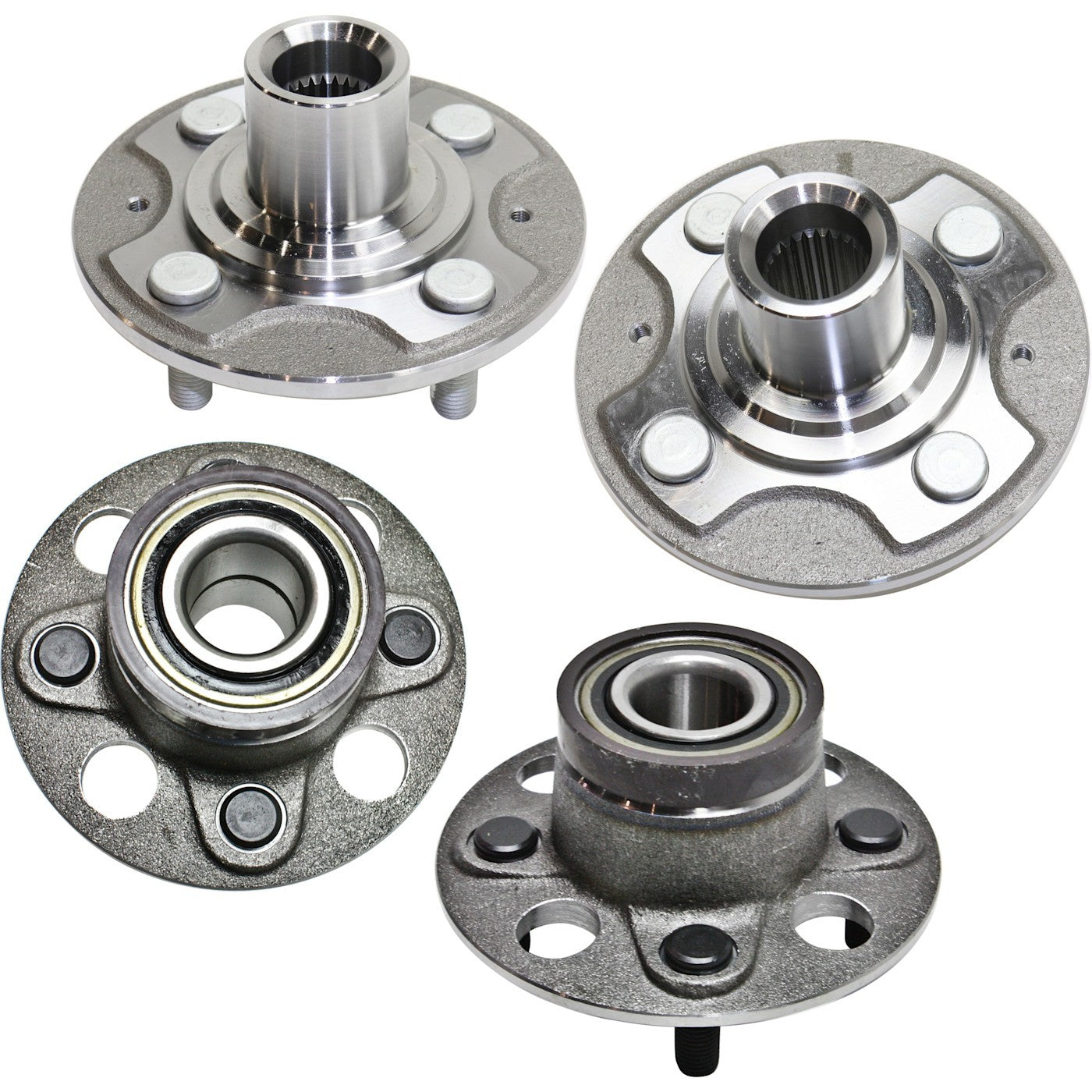 Set of 4 Wheel Hubs for Fit