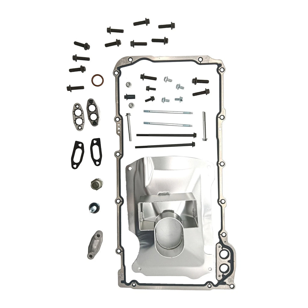 Front Engine Oil Pan for Chevy LS1 LS2 LS3 LSX (Wet Sump Retrofit)