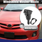 2X Windshield Washer Nozzles for Subaru Impreza (2008–2014)