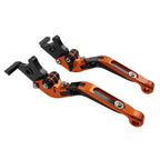 CNC Extendable Brake Clutch Levers for Yamaha YZF R1 (2009-2014) Orange