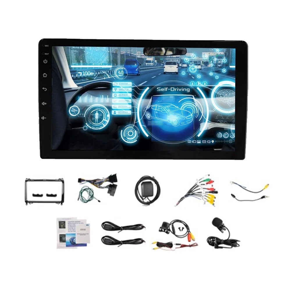 Android 15 Car Stereo 4+64GB for Mercedes A B Vito Sprinter VW Crafter (2015–2023)