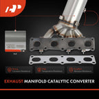 Front Catalytic Converter for Jeep Cherokee, Compass, Chrysler 200 (2015-2021)