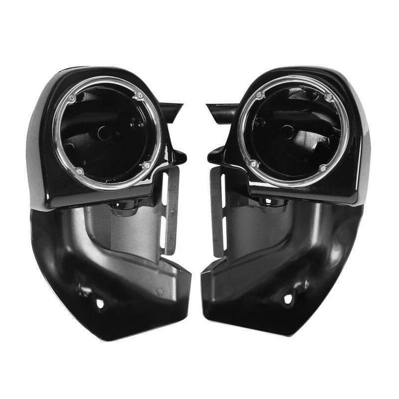 Lower Vented Leg Fairings Speaker Boxes Pods for Harley FLT FLHT FLHTCU FLHRC (1998–2023)