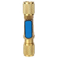1/4 NPT Brass AC Service Connector with Ball Valve for Universal Use