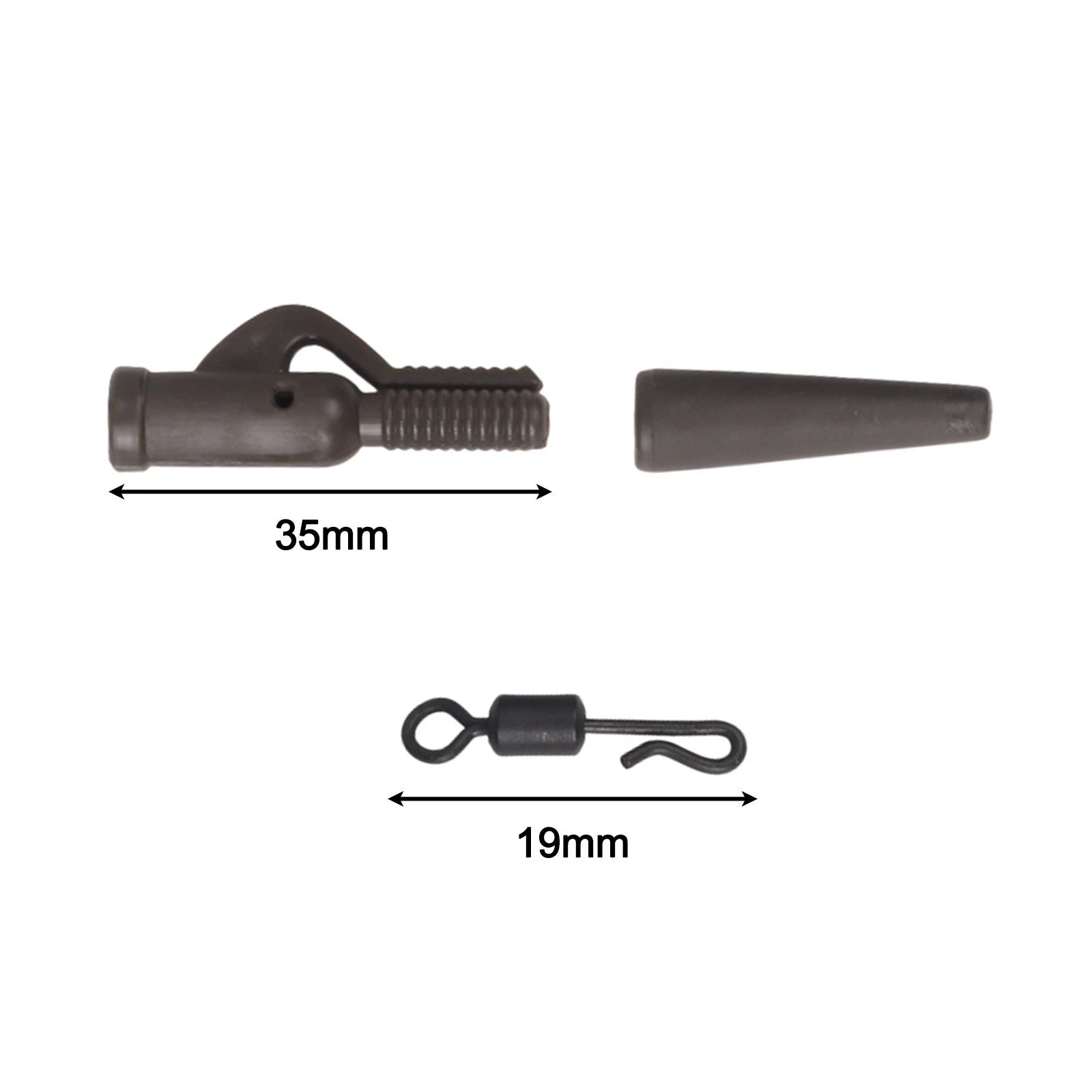 Fishing Clip and Tubing Set for Carp Rig Accessories (1 Set)