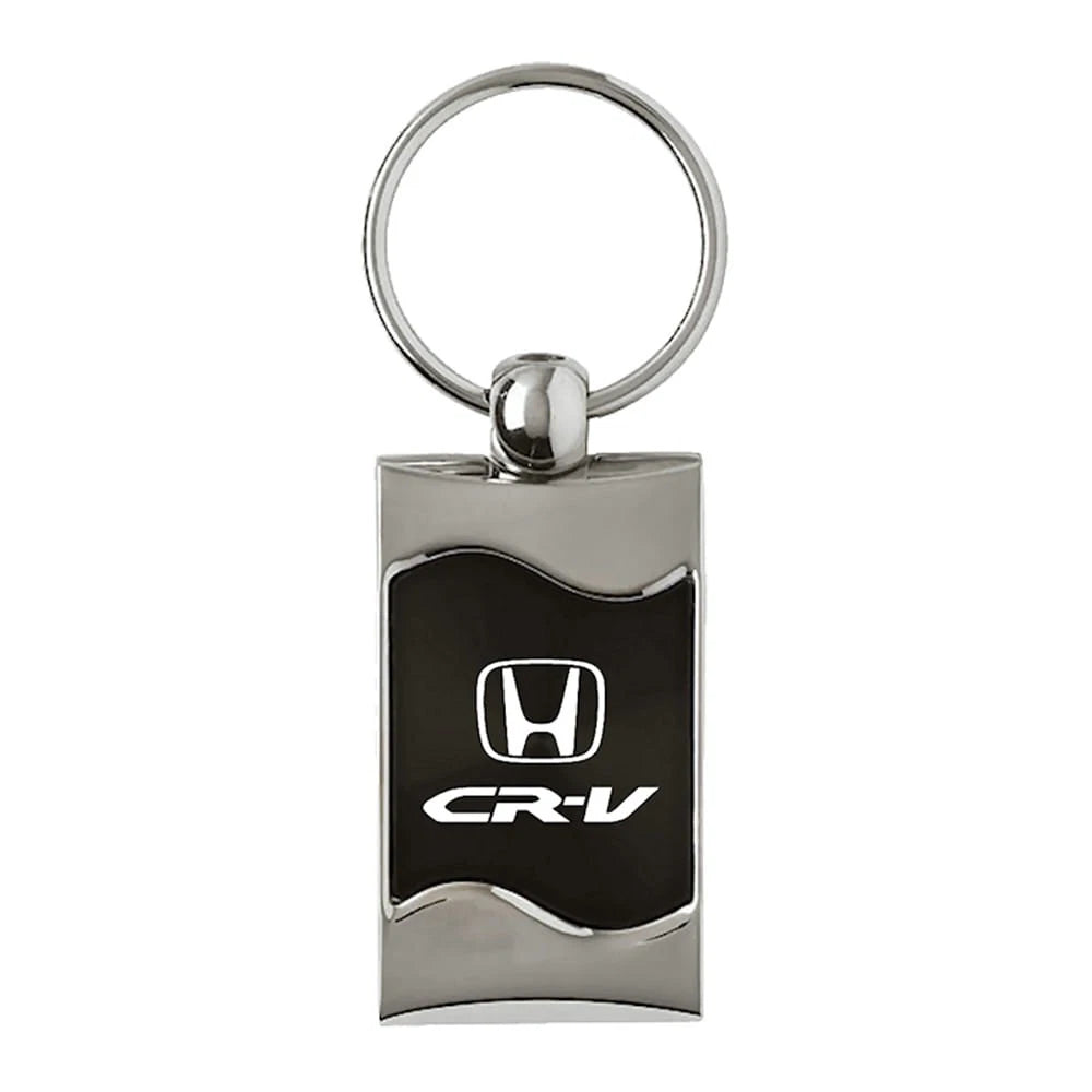 Black Rectangular Wave Keychain - Officially Licensed for Honda CR-V