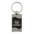 Black Rectangular Wave Keychain - Officially Licensed for Honda CR-V