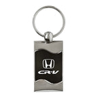 Black Rectangular Wave Keychain - Officially Licensed for Honda CR-V