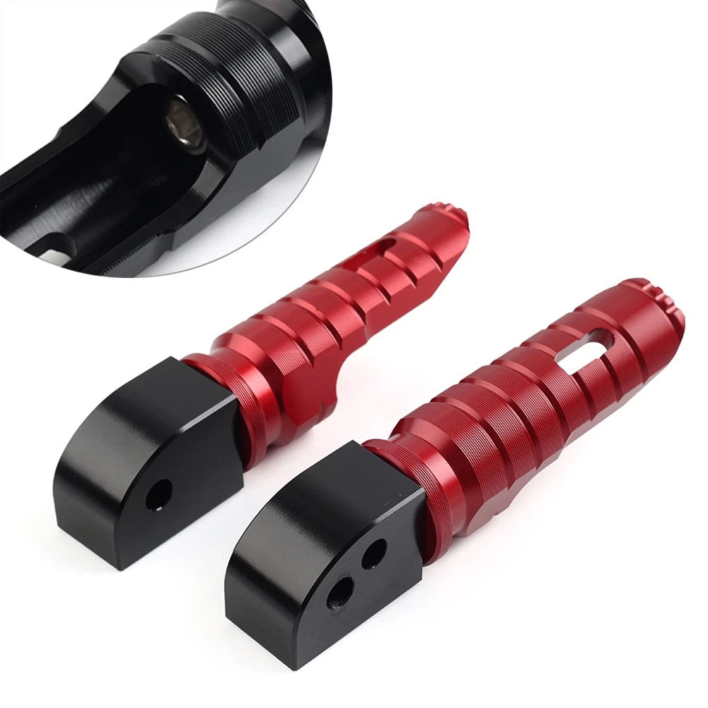 Pair Rear Footrests Foot Pegs Red for VOGE 250RR 350AC 525AC 300AC 500AC (2022)