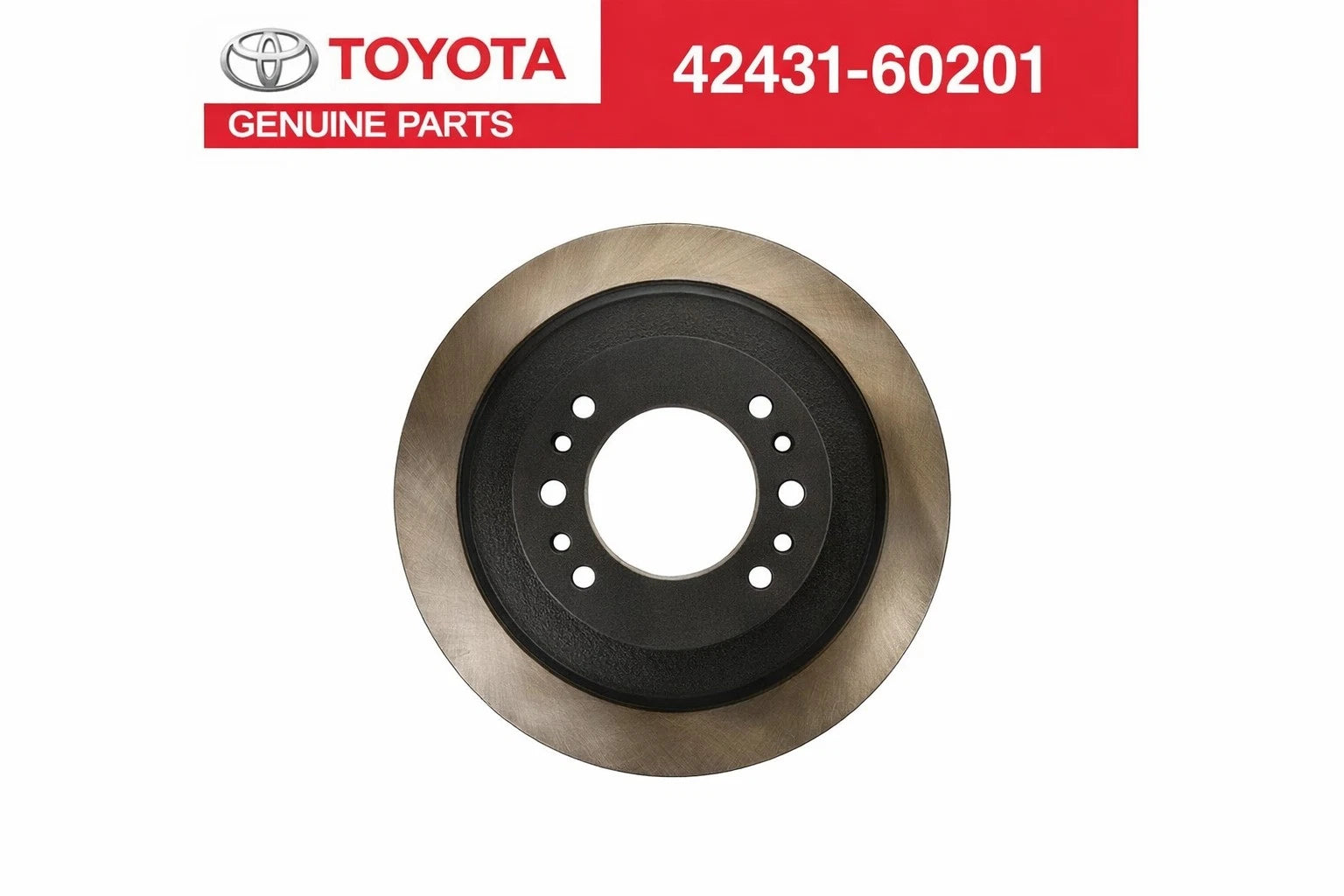 Genuine OEM Rear Disc Brake Rotor for Toyota 4Runner, Sequoia, Lexus (2003–2023) 4243160201