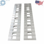 2X 84"x15" Aluminum Loading Ramps for ATV Motorcycle Truck (6000lbs Capacity)